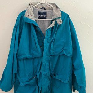 Vintage Hooded Windbreaker